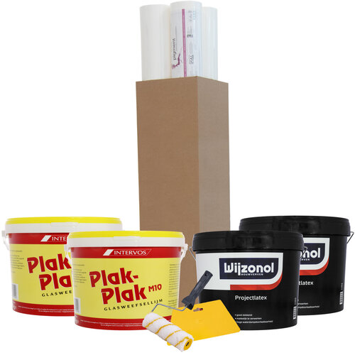 Complete Renovlies Set Wijzonol Projectlatex - RAL 9010 Complete Renovlies Set Wijzonol Projectlatex - RAL 9010