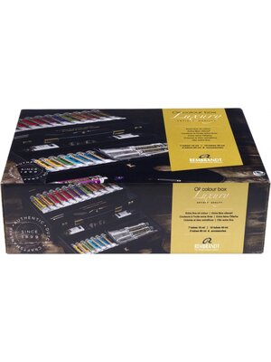 Royal Talens Olieverf Luxury Kist - 7 x 15 ml + 12 x 40 ml + 3 x 60 ml + accessoires Royal Talens Olieverf Luxury Kist - 7 x 15 ml + 12 x 40 ml + 3 x 60 ml + accessoires