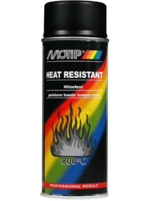 Motip Hittebestendige Lak 4031 - Zwart - 400 ml
