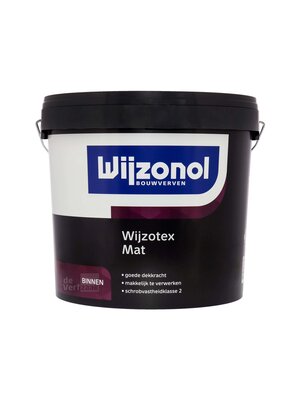 Wijzonol Wijzotex Mat - RAL 9010