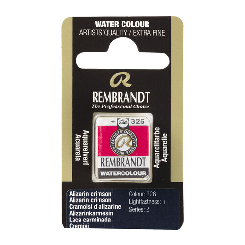 Rembrandt Aquarelverf Napje - Alizarin Crimson #326