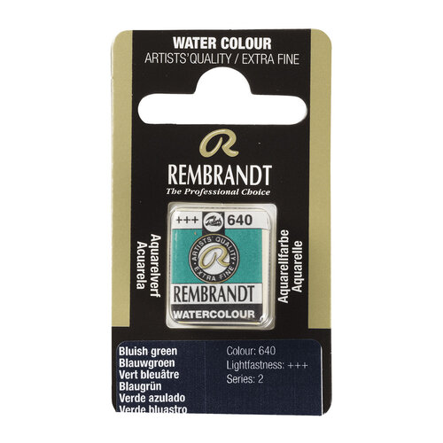Rembrandt Aquarelverf Napje - Blauwgroen #640