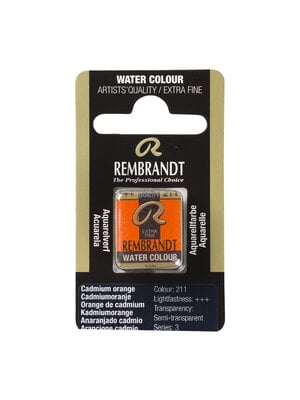 Rembrandt Aquarelverf Napje - Cadmiumoranje 3211