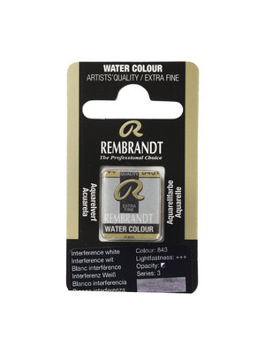 Rembrandt Aquarelverf Napje - Interference Wit #843