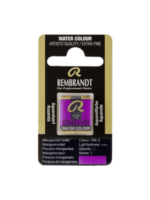 Rembrandt Aquarelverf Napje - Mangaanviolet #596