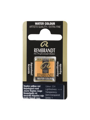 Rembrandt Aquarelverf Napje - Napelsgeel Rood #224