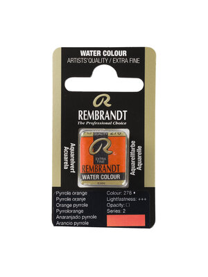 Rembrandt Aquarelverf Napje - Pyrrole Oranje #278