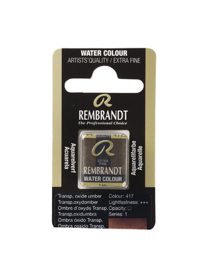 Rembrandt Aquarelverf Napje - Transparantoxydomber #417