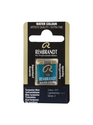 Rembrandt Aquarelverf Napje - Turkooisblauw #522