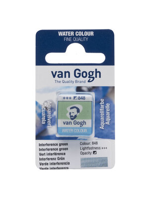 Van Gogh Aquarelverf Napje - Interference Groen #848 Van Gogh Aquarelverf Napje - Interference Groen #848