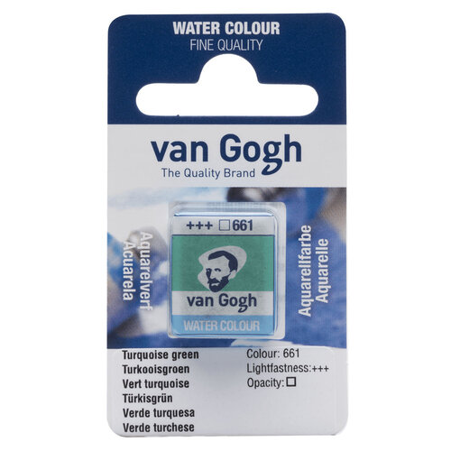 Van Gogh Aquarelverf Napje - Turkooisgroen #661 Van Gogh Aquarelverf Napje - Turkooisgroen #661