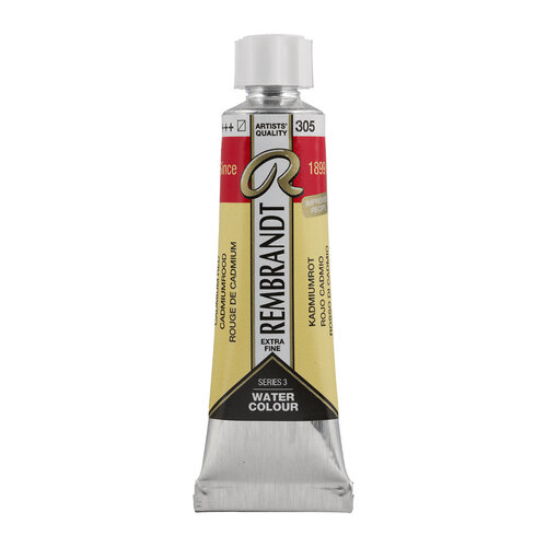 Rembrandt Aquarelverf Tube 10 ml - Cadmiumrood #305 Rembrandt Aquarelverf Tube 10 ml - Cadmiumrood #305