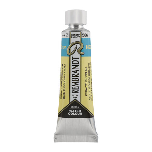 Rembrandt Aquarelverf Tube 10 ml - Kobalt-Turkooisblauw #586