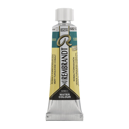 Rembrandt Aquarelverf Tube 10 ml - Kobalt-Turkooisgroen #682