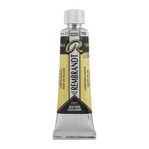Rembrandt Aquarelverf Tube 10 ml - Lampenzwart #702