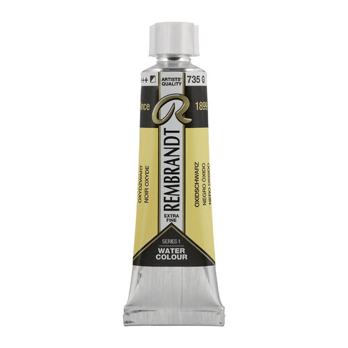 Rembrandt Aquarelverf Tube 10 ml - Oxydzwart #735