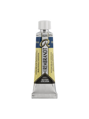 Rembrandt Aquarelverf Tube 10 ml - Phtaloblauw Groenachtig #576