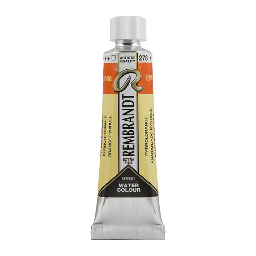 Rembrandt Aquarelverf Tube 10 ml - Pyrrole Oranje #278