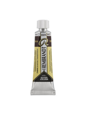 Rembrandt Aquarelverf - tube - Transparantoxydomber 417 Rembrandt Aquarelverf - tube - Transparantoxydomber 417