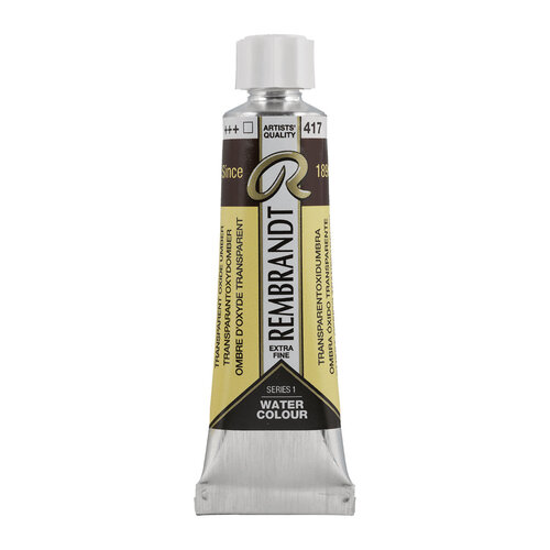 Rembrandt Aquarelverf Tube 10 ml - Transparantoxydomber #417 Rembrandt Aquarelverf Tube 10 ml - Transparantoxydomber #417