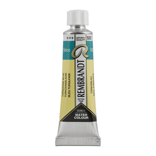 Rembrandt Aquarelverf Tube 10 ml - Turkooisblauw #522 Rembrandt Aquarelverf Tube 10 ml - Turkooisblauw #522