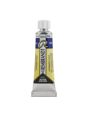 Rembrandt Aquarelverf Tube 10 ml - Ultramarijn Donker #506 Rembrandt Aquarelverf Tube 10 ml - Ultramarijn Donker #506