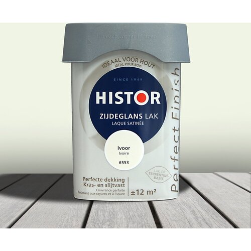 Histor Perfect Finish Zijdeglans Lak - Ivoorwit - 750 ml Histor Perfect Finish Zijdeglans Lak - Ivoorwit - 750 ml