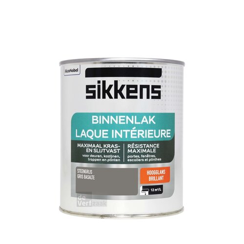 Sikkens Binnenlak Hoogglans - Steengrijs Sikkens Binnenlak Hoogglans - Steengrijs