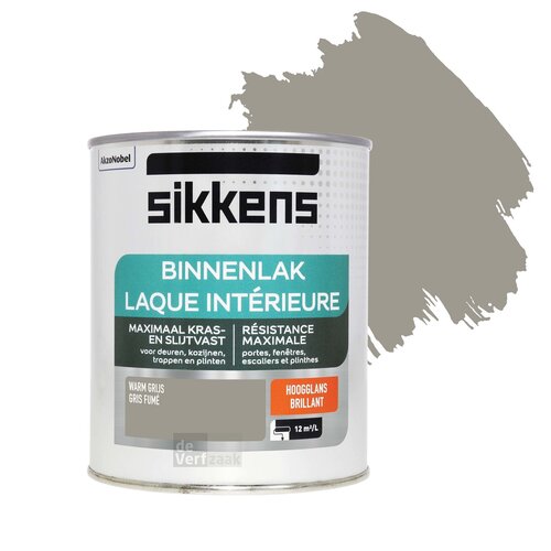 Sikkens Binnenlak Hoogglans - Warm grijs Sikkens Binnenlak Hoogglans - Warm grijs