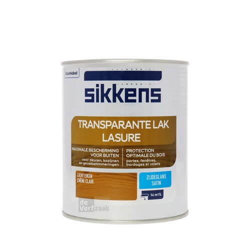 Sikkens Transparante Lak Zijdeglans - Licht Eiken Sikkens Transparante Lak Zijdeglans - Licht Eiken