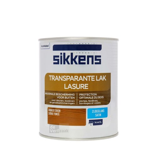 Sikkens Transparante Lak Zijdeglans - Donker Eiken Sikkens Transparante Lak Zijdeglans - Donker Eiken