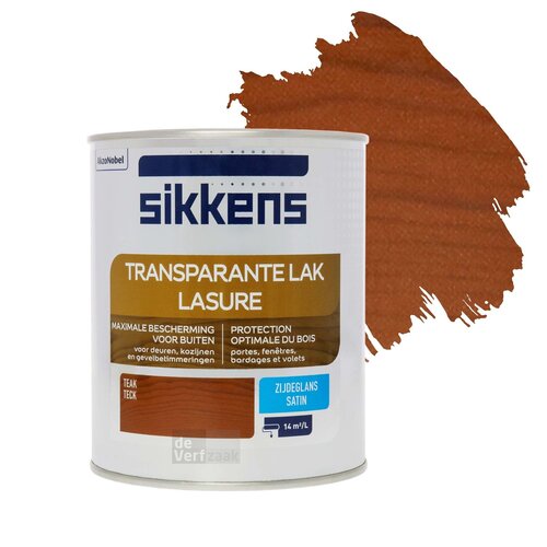 Sikkens Transparante Lak Zijdeglans - Teak Sikkens Transparante Lak Zijdeglans - Teak
