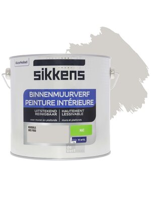 Sikkens Binnenmuurverf Mat - 2,5 liter Koudgrijs