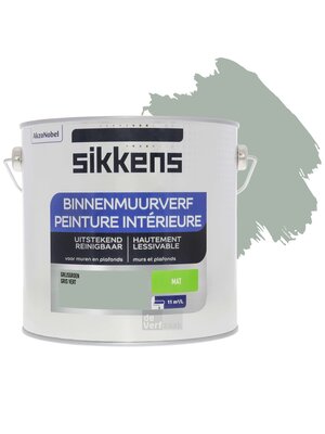 Sikkens Binnenmuurverf Mat - 2,5 liter Grijsgroen