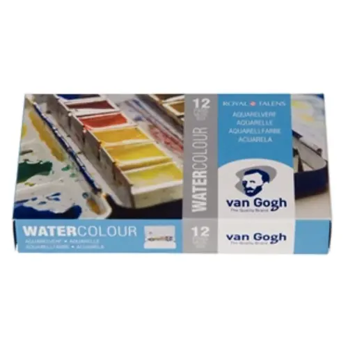 Van Gogh The National Gallery Aquarelverf Set In Metalen Blik Van Gogh The National Gallery Aquarelverf Set In Metalen Blik