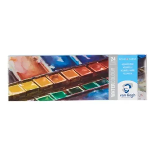 Van Gogh The National Gallery Aquarelverf Set In Metalen Blik Van Gogh The National Gallery Aquarelverf Set In Metalen Blik