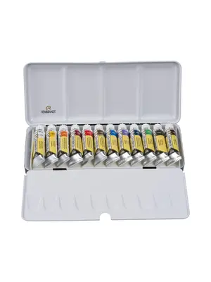 Rembrandt Professionele Aquarelverf Metalen Set - 12 x 10 ml Rembrandt Professionele Aquarelverf Metalen Set - 12 x 10 ml