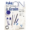 Clairefontaine Painton Mixmedia - Met Grain Blok - 250 gr - 20 Blad - Wit Clairefontaine Painton Mixmedia - Met Grain Blok - 250 gr - 20 Blad - Wit