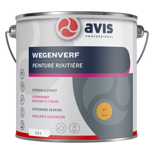 Avis Wegenverf - Geel Avis Wegenverf - Geel