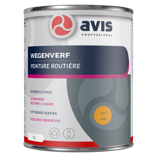 Avis Wegenverf - Geel Avis Wegenverf - Geel