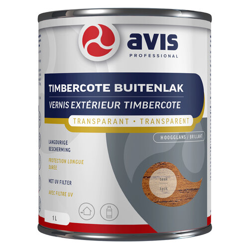 Avis Timbercote Transparant Hoogglans - Teak Avis Timbercote Transparant Hoogglans - Teak