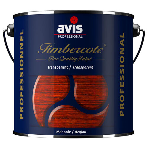 Avis Timbercote Transparant Hoogglans - Mahonie Avis Timbercote Transparant Hoogglans - Mahonie