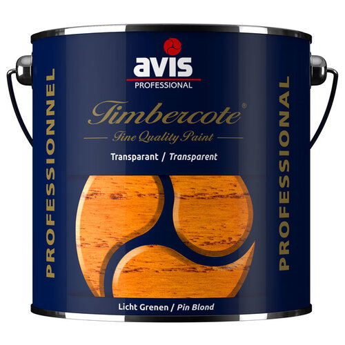 Avis Timbercote Transparant Hoogglans - Licht Grenen Avis Timbercote Transparant Hoogglans - Licht Grenen