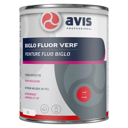 Avis Biglo Radiant 74 - RAL 3024 - Rood Avis Biglo Radiant 74 - RAL 3024 - Rood