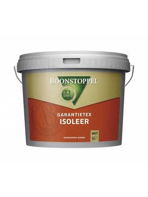 Boonstoppel Garantietex Isoleer