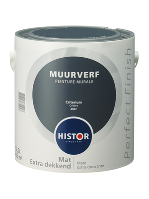 Histor Perfect Finish Muurverf Mat - Criterium - 2,5 liter