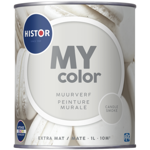 Histor MY color Muurverf Extra Mat - Candle Smoke