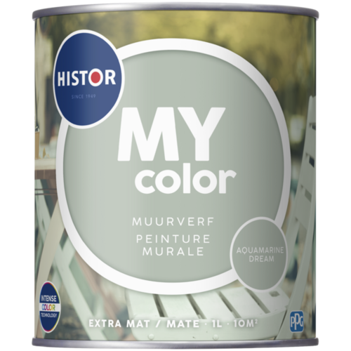 Histor MY color Muurverf Extra Mat - Aquamarine Dream
