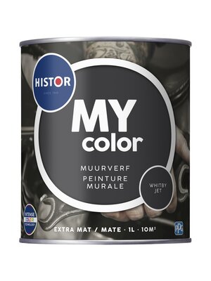 Histor MY color Muurverf Extra Mat - Whitby Jet