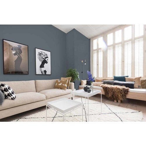 Histor Perfect Finish Muurverf Mat - Sheffield Grey - 2,5 liter Histor Perfect Finish Muurverf Mat - Sheffield Grey - 2,5 liter